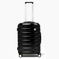 BENETTON - Maleta Grande Shell Negra