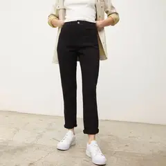 SYBILLA - Jean Mom Tiro Alto Mujer