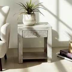 ROBERTA ALLEN - Mesa Lateral De Madera Darshan 1 Cajón