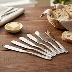 ROBERTA ALLEN - Set x6 Cuchillo Mantequilla Pearl