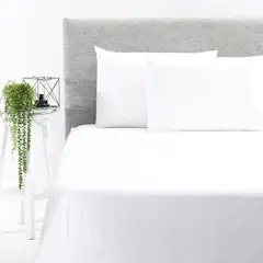 BASEMENT HOME - Juego de Sábanas Lisas 100% Bamboo 300 Hilos