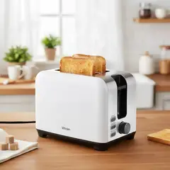 WURDEN - Tostadora Eléctrico 2 Panes 850W Blanco