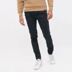 BEARCLIFF - Jeans Super Skinny Fit Hombre Casual Algodón