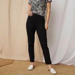 STEFANO COCCI - Pantalón Slim Fit Tiro Alto Mujer