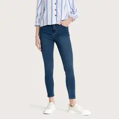 UNIVERSITY CLUB - Jean Skinny Tiro Alto Mujer