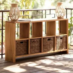 BASEMENT HOME - Aparador De Terraza Kretes 4 Cajones