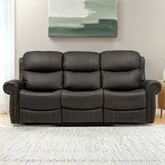 ROBERTA ALLEN - Sofá Reclinable Antoine 3 Cuerpos