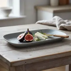 BASEMENT HOME - Fuente Rectangular Cerámica Gres 36x23 cm