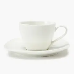 BASEMENT HOME - Taza de Café con Plato Porcelana Essentials Cuadrado