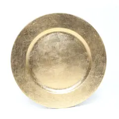 ROBERTA ALLEN - Plato De Sitio Dorado Redondo 33 Cm