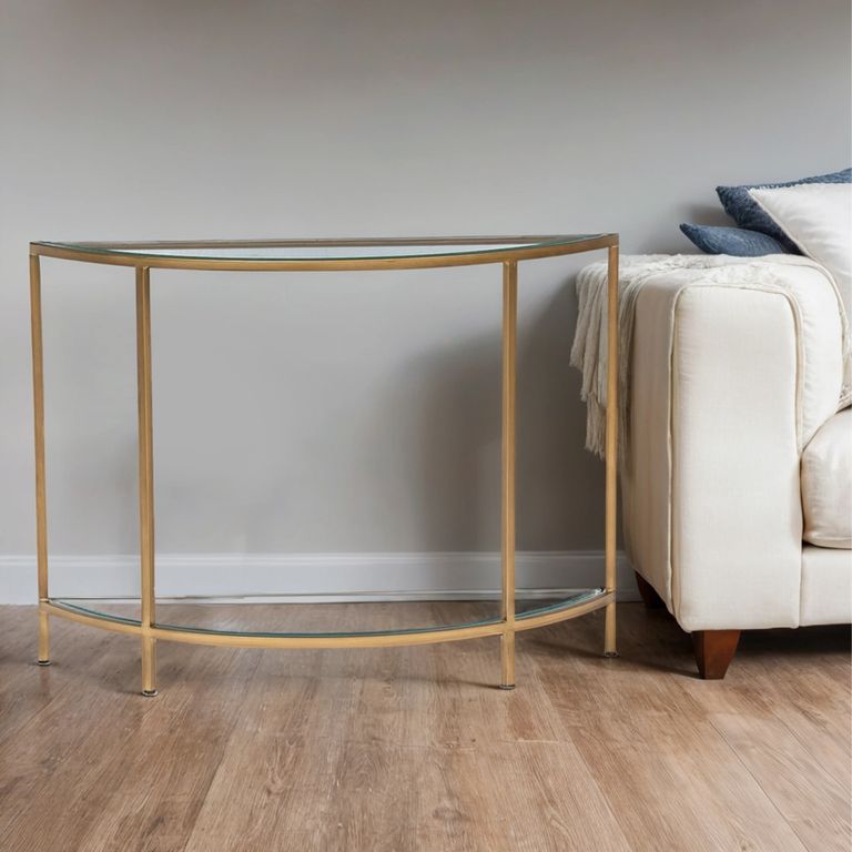 Consola Gold Hierro Ovalada