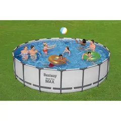 BESTWAY - Piscina Steel Pro 5.49M X 1.22M Con Filtro Y Escalera