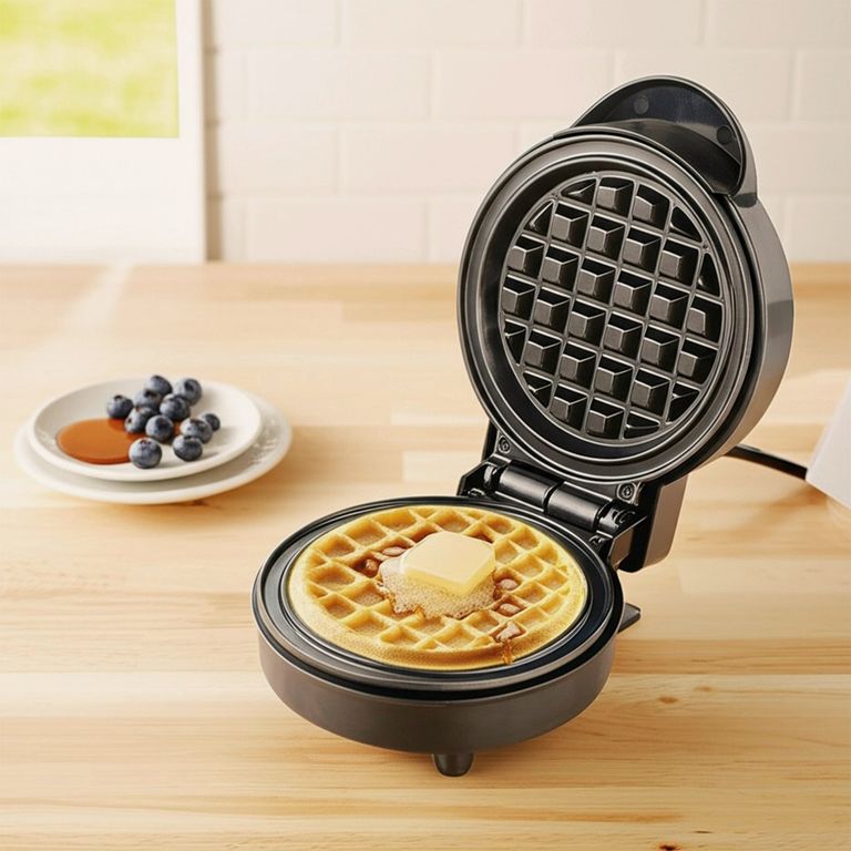 Wafflera Negra RCE-WAFFLE100N
