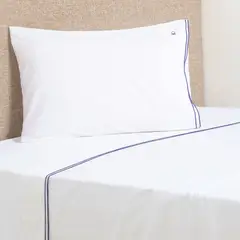 BENETTON - Juego de Sábanas Lisas 100% Algodón 400 Hilos