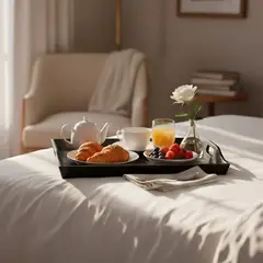 MICA - Bandeja Belle Negro 48 x 35 cm