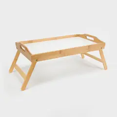 MICA - Bandeja con patas 50x30x22 cm Bamboo