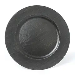 ROBERTA ALLEN - Plato de Sitio Wood Black 33 cm