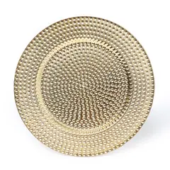 ROBERTA ALLEN - Charger Dorado 33 Cm En Polipropileno