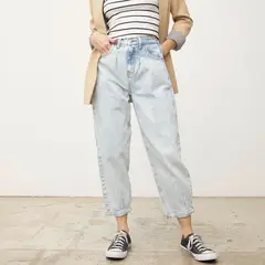 SYBILLA - Jean Slouchy 100% Algodón Mujer