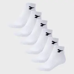 DIADORA - Medias Quarter Deportivas Pack X6 Unisex