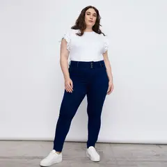 NEWPORT - Jean Skinny Tiro Alto Mujer