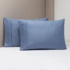 MICA - Set X2 Fundas De Almohada 100% Algodón 180 Hilos