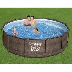 BESTWAY - Piscina Pro Rattan 3.66x1m
