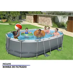 BESTWAY - Piscina Pro Oval 4.88x3.05m Con Bomba de Filtrado