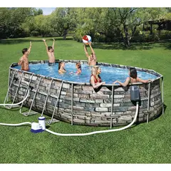 BESTWAY - Piscina Pro Oval 6.10X3.66M