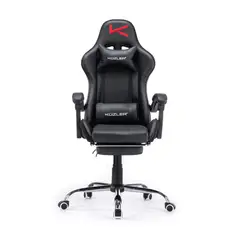KUZLER - Silla Gamer con Masajeador Lumbar y Reposapies, Reclinable 150°