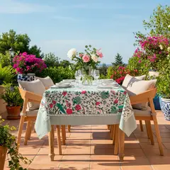 ROBERTA ALLEN - Mantel Block Algodón