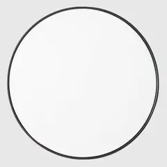 BASEMENT HOME - Espejo Redondo Negro 50 cm