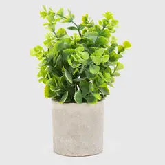 MICA - Planta Artificial Pot Gris 24x7cm