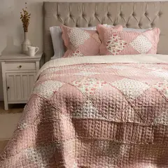 ROBERTA ALLEN - Cubrecama Patch Con Sherpa