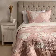 ROBERTA ALLEN - Cubrecama Patch Con Sherpa