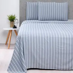 MICA - Juego de Sábanas Lisas Cati 180 Hilos