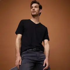 WOLF&HANK - Polo Manga Corta Algodón Cuello V Hombre