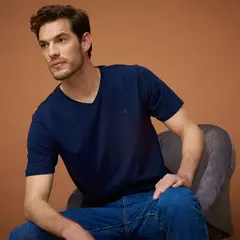 WOLF&HANK - Polo Manga Corta Algodón Cuello V Hombre