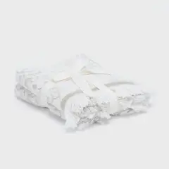 ROBERTA ALLEN - Set x2 Toallas de Mano Olga Lino 100% Algodón