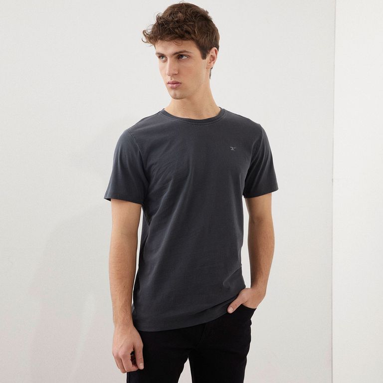 Polo Algodón Manga Corta Hombre Casual Slim Fit