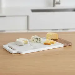 CASA CANTABRIA - Tabla de queso Mármol grande 22 x 45 cm