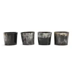 CASA CANTABRIA - Portaservilleta Anillo Set x 4 Horn