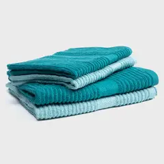 ROBERTA ALLEN - Set x4 Toallas Mano/Baño Doris 500gr
