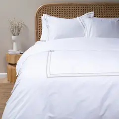 BASEMENT HOME - Funda Plumón Bordada New Hotel Collection 100% Algodón