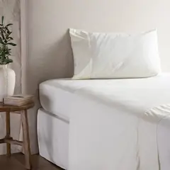 CASA CANTABRIA - Juego de Sábanas Bordadas 100% Algodón 300 Hilos