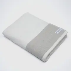 CASA CANTABRIA - Toalla de Baño 100% Algodón con Lino 500gr