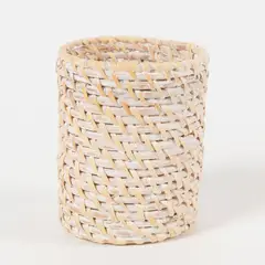 CASA CANTABRIA - Vaso Organizador de Baño Rattan