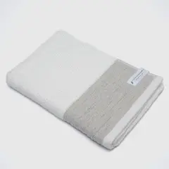 CASA CANTABRIA - Toalla de Baño 100% Algodón con Lino 500gr