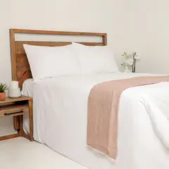 CASA CANTABRIA - Funda de Plumón Bordada 100% Algodón Plumeti