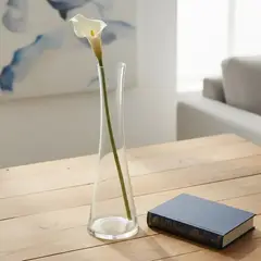 MICA - Florero Botella de Vidrio 40x12Cm